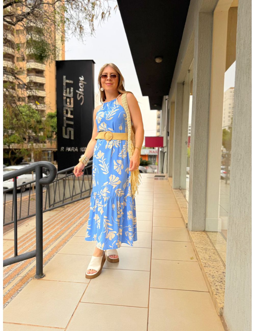 Vestido Luana Azul Claro - Ana G Store