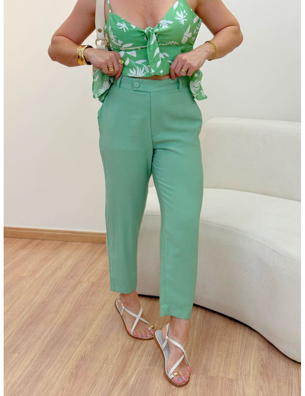 Calça Sabrina Verde - Ana G Store