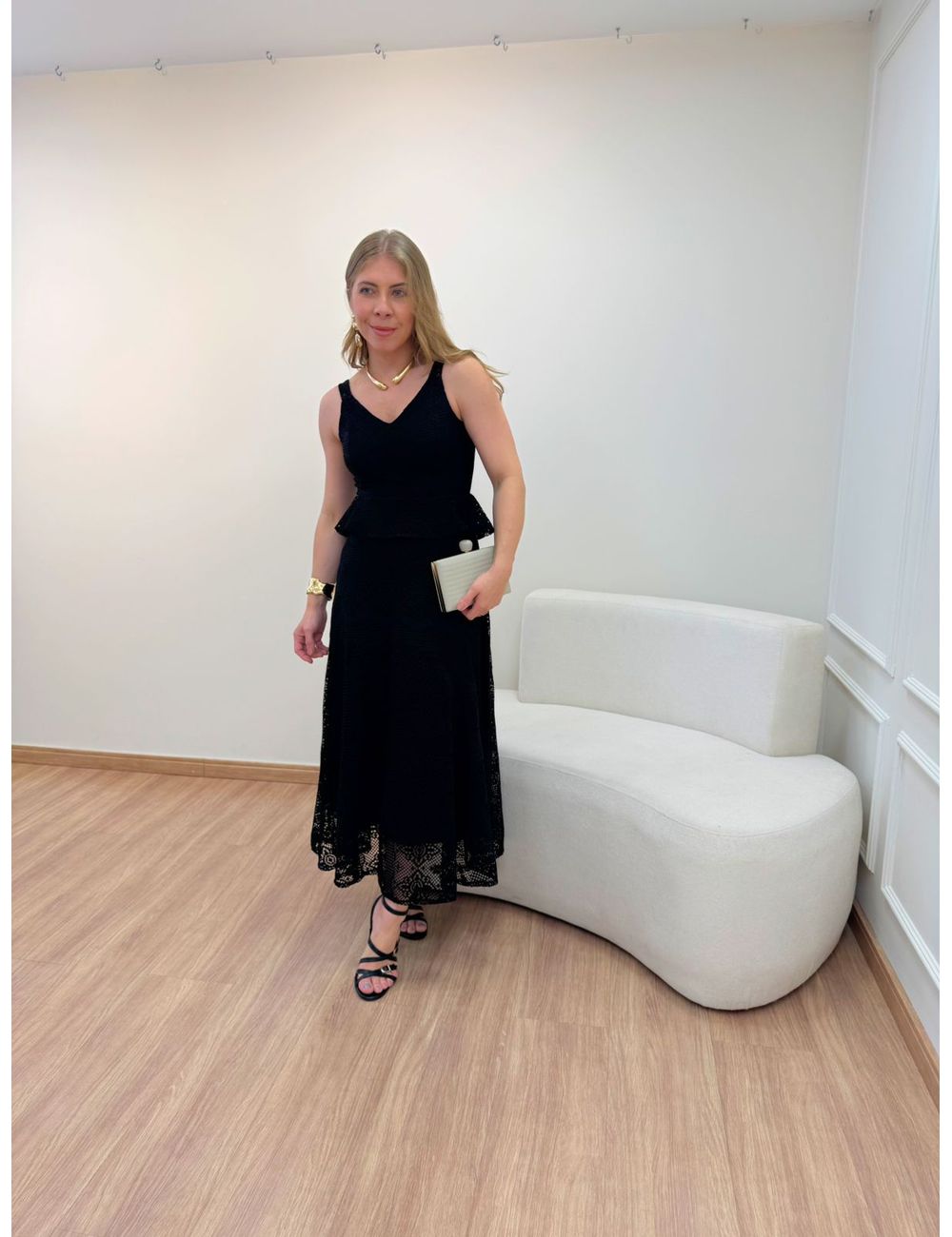 Vestido Camélia Preto - Ana G Store