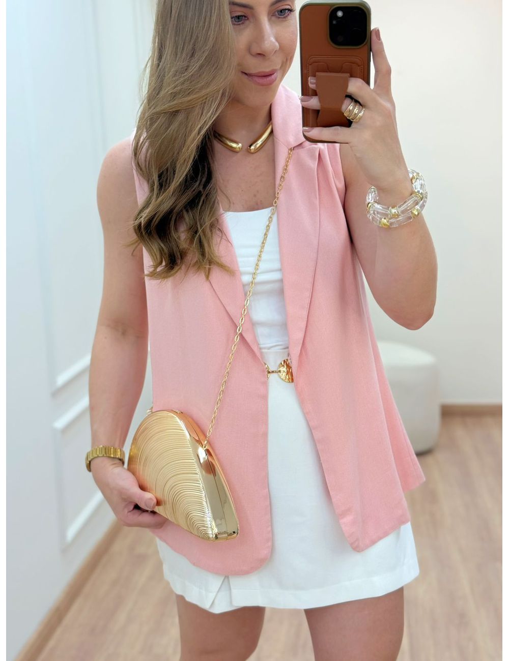 Colete Luana Rosa - Ana G Store