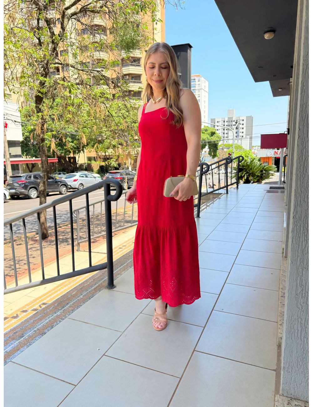 Vestido Camille Vermelho - Ana G Store