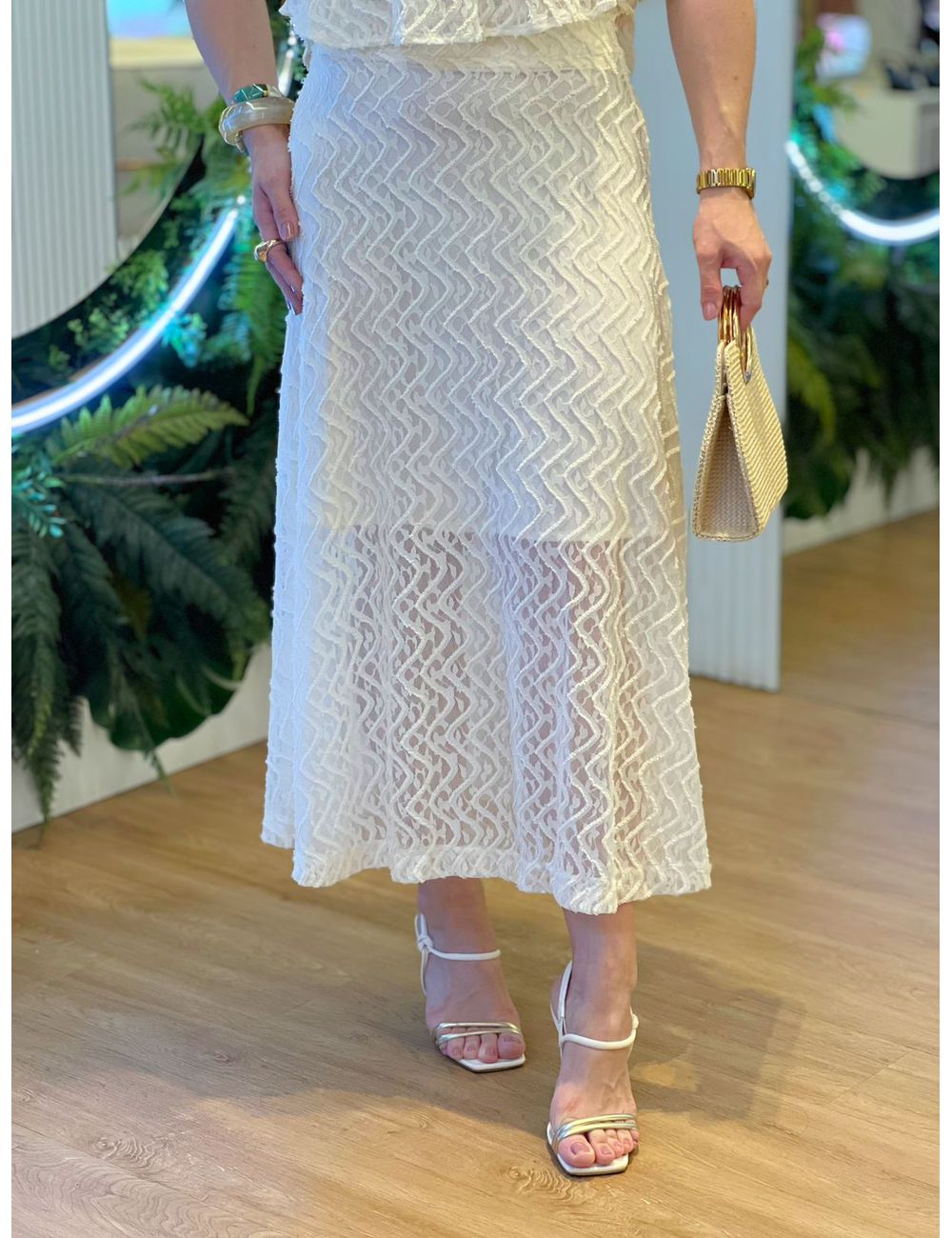 Saia Alana Off White - Ana G Store