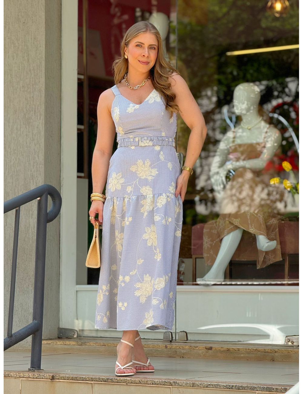 Vestido Serafine Azul - Ana G Store