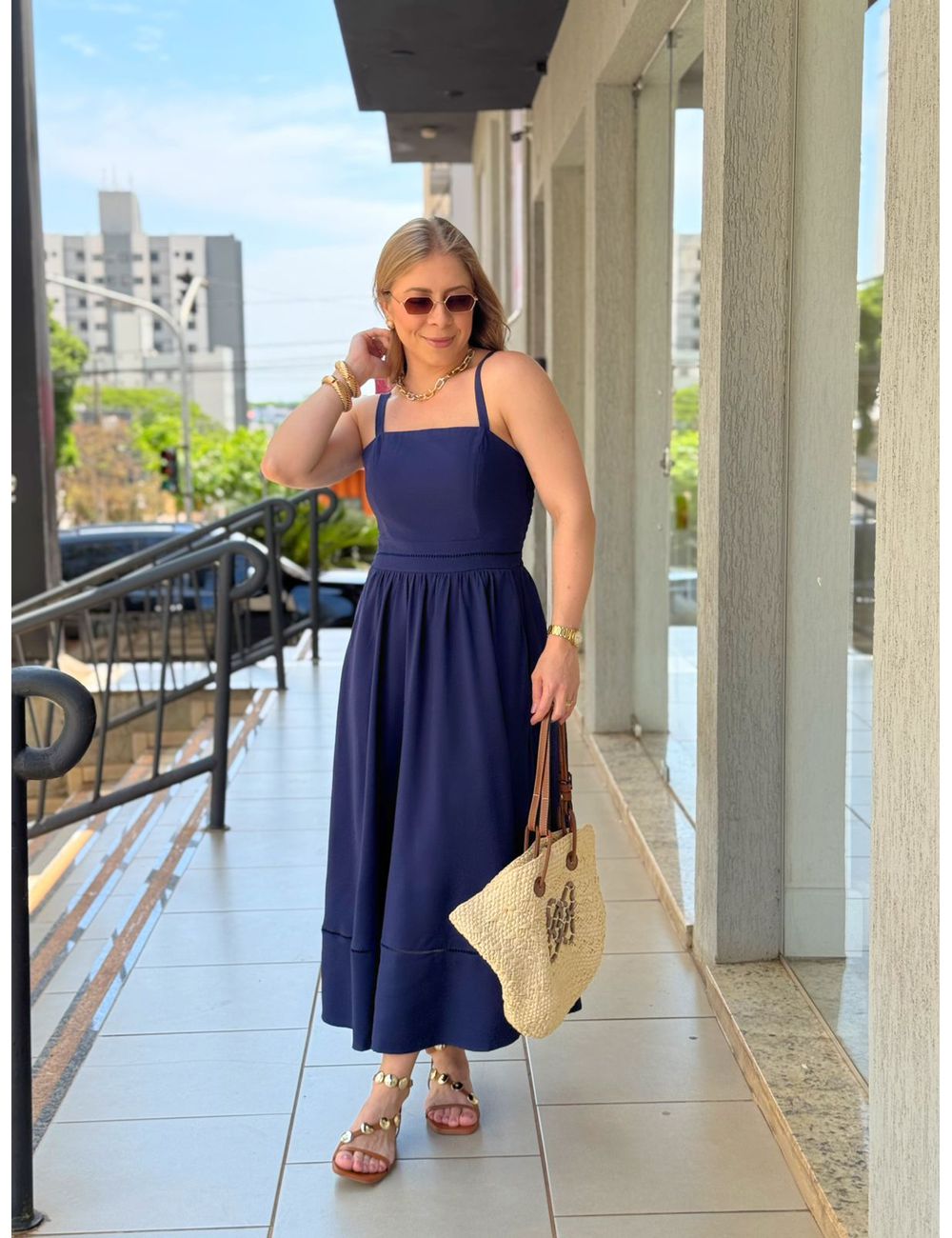 Vestido Neli Azul - Ana G Store