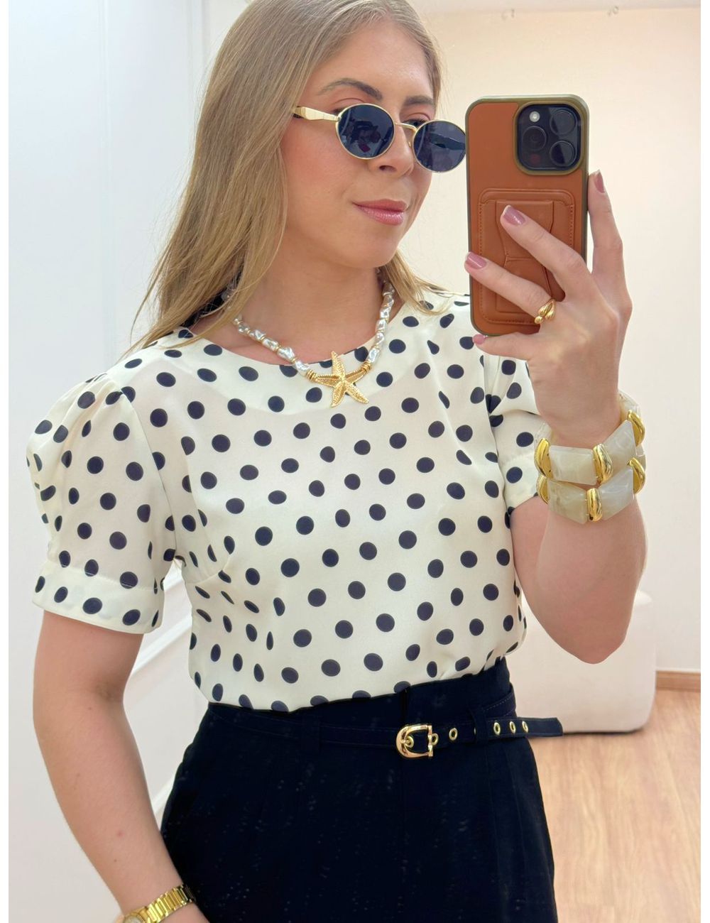 Blusa Cassi Preta - Ana G Store
