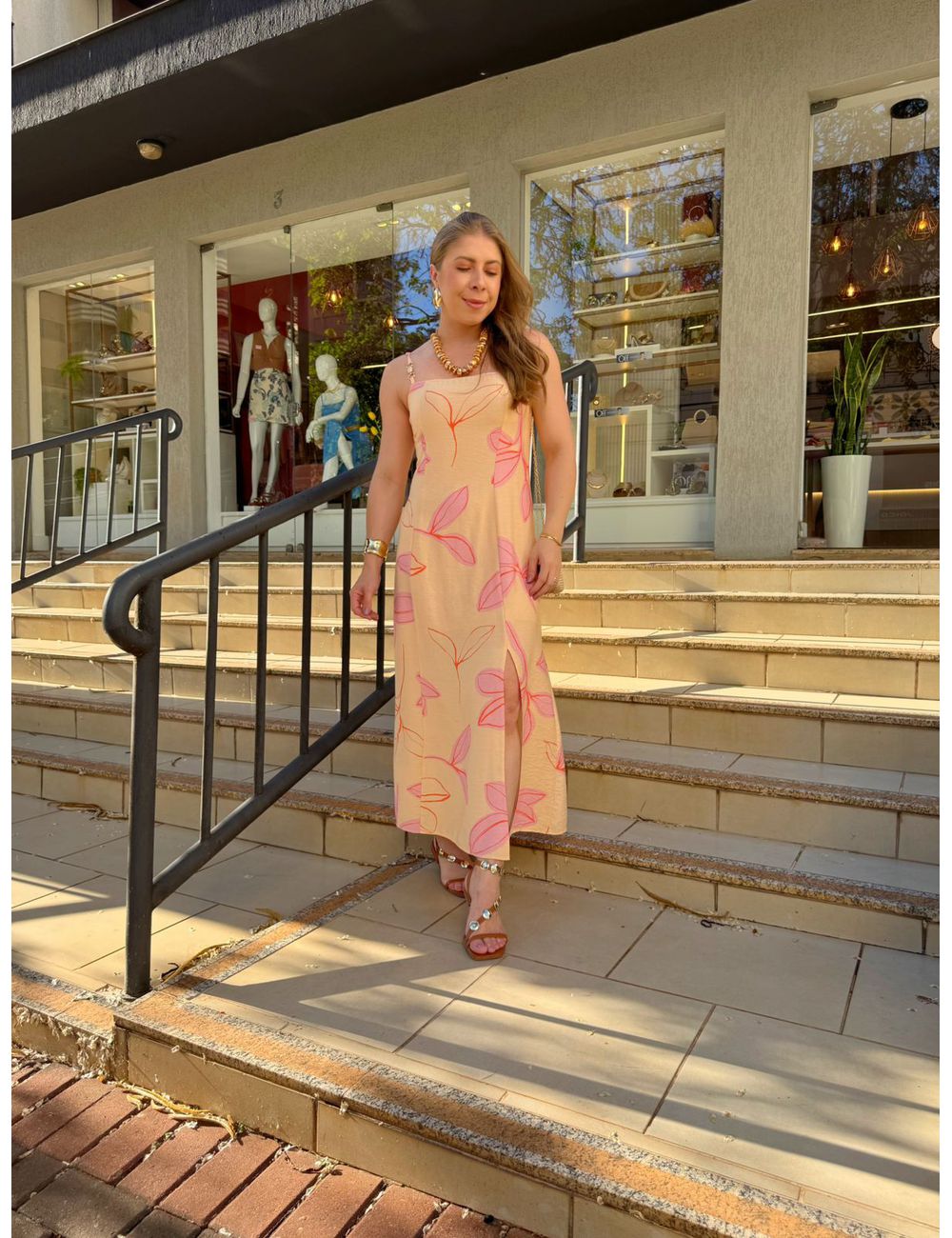 Vestido Amara Creme - Ana G Store