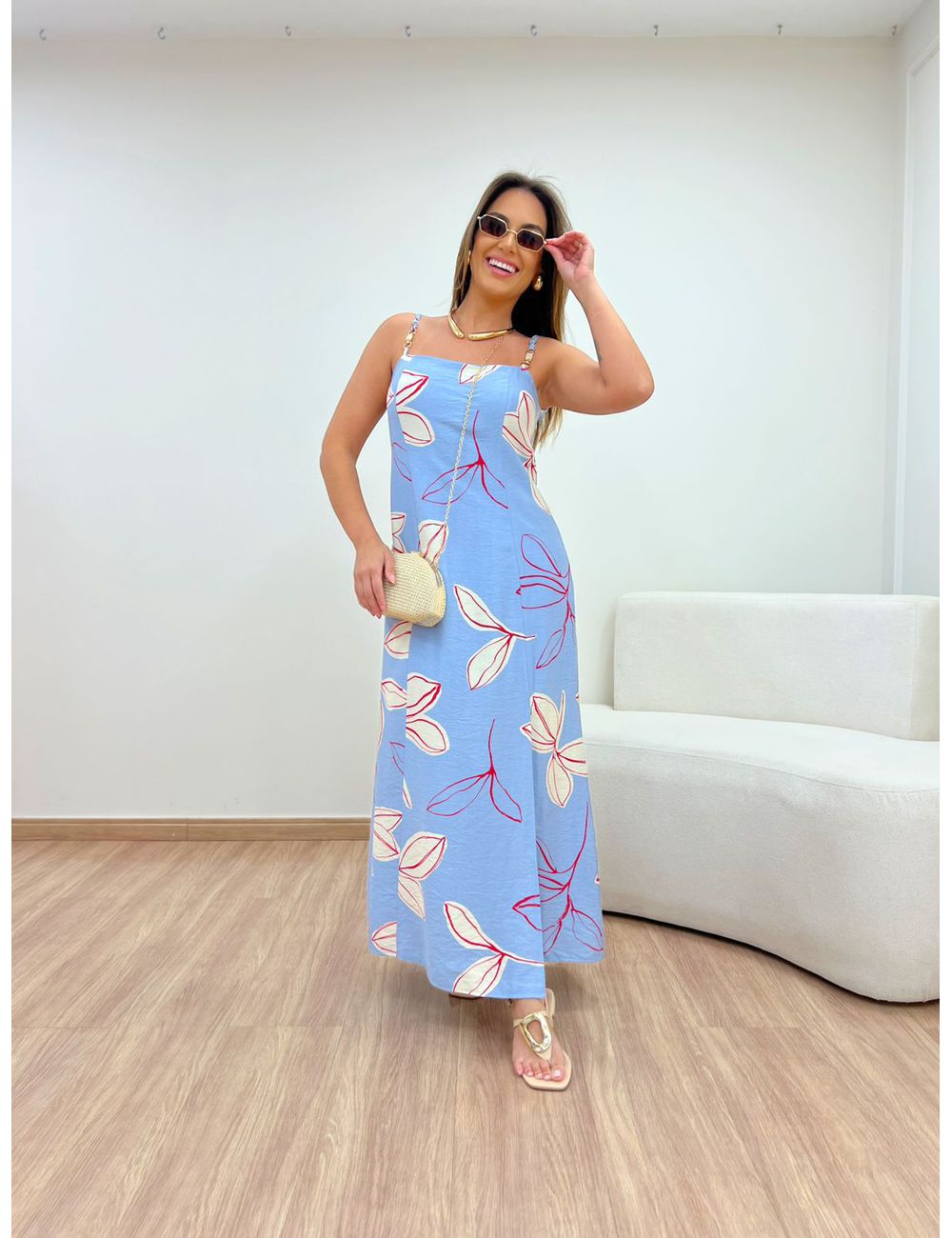 Vestido Amara Azul - Ana G Store