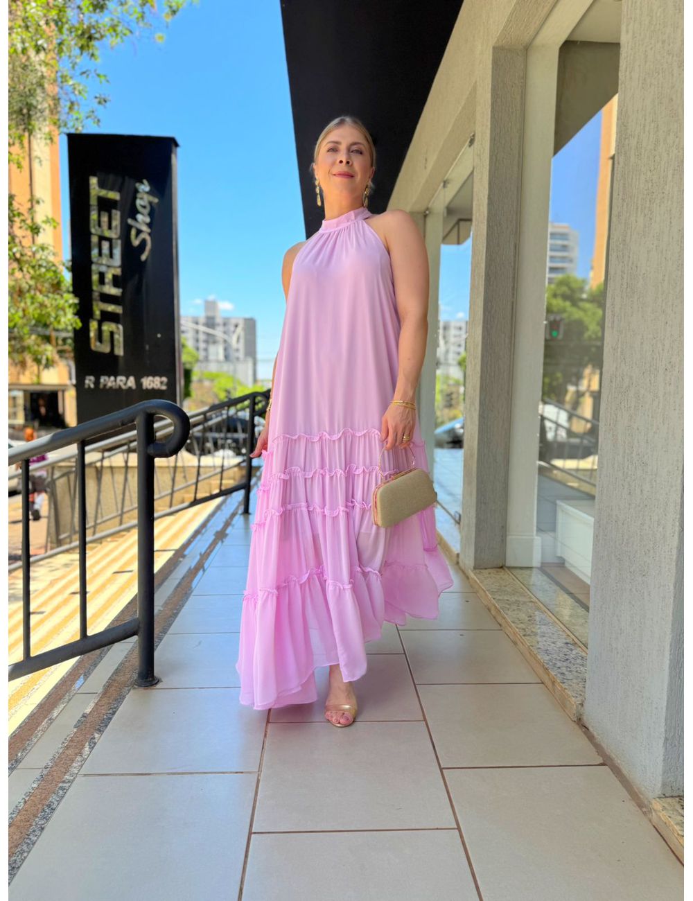 Vestido Aura Rosa - Ana G Store