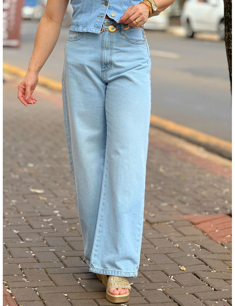 Calça Baggy Jeans - Ana G Store