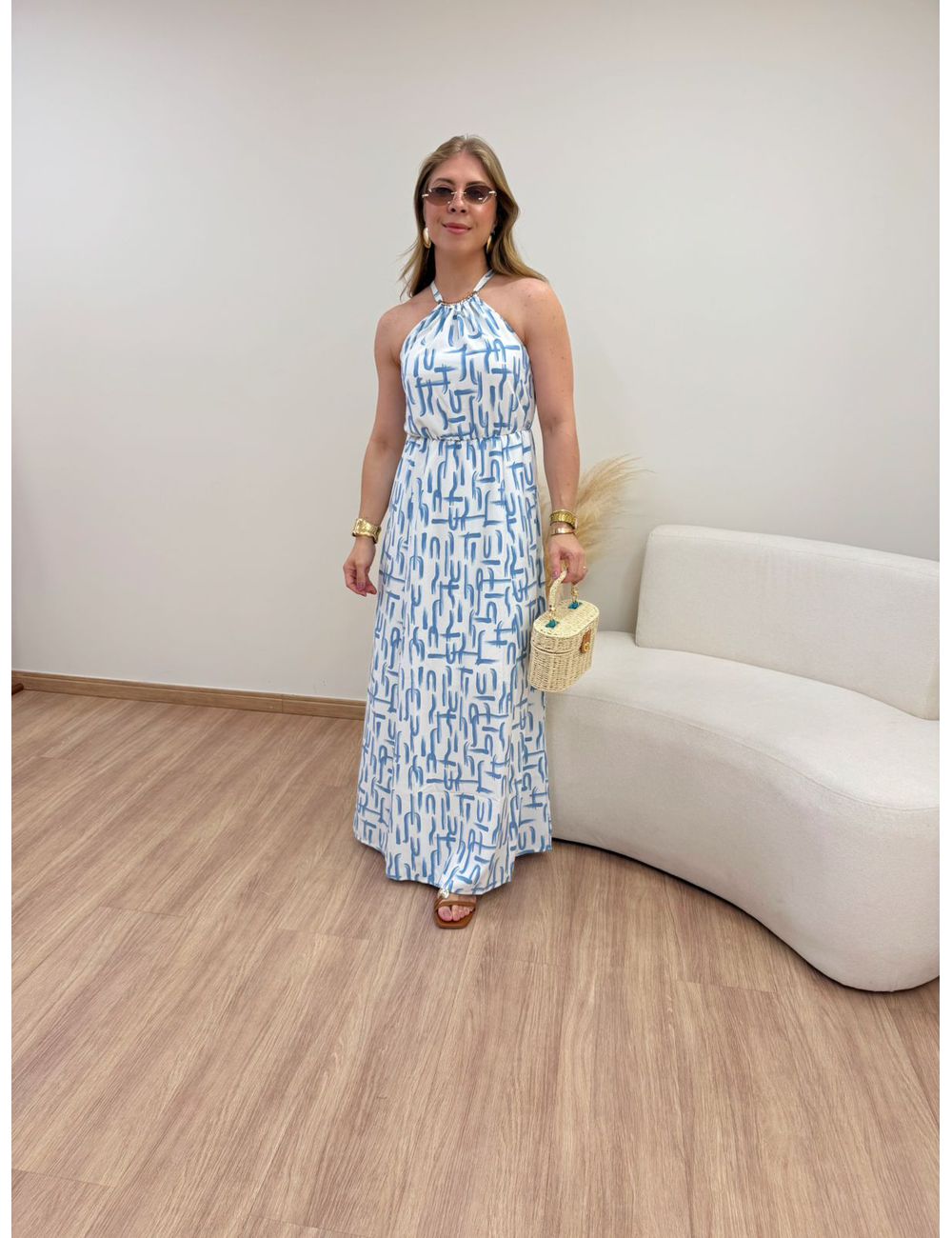 Vestido Liliane Azul - Ana G Store