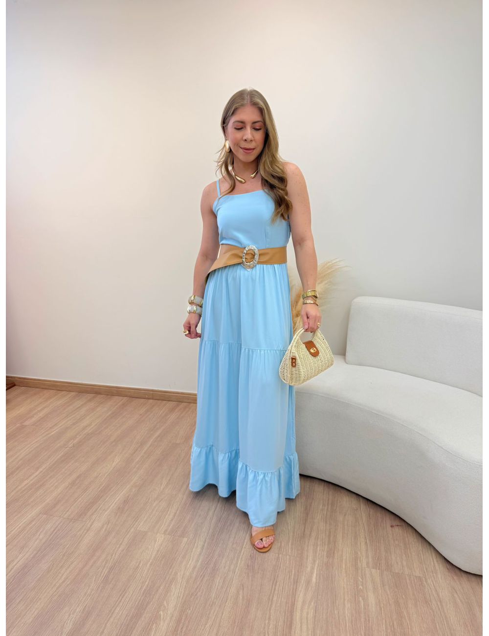 Vestido Lizie Azul - Ana G Store