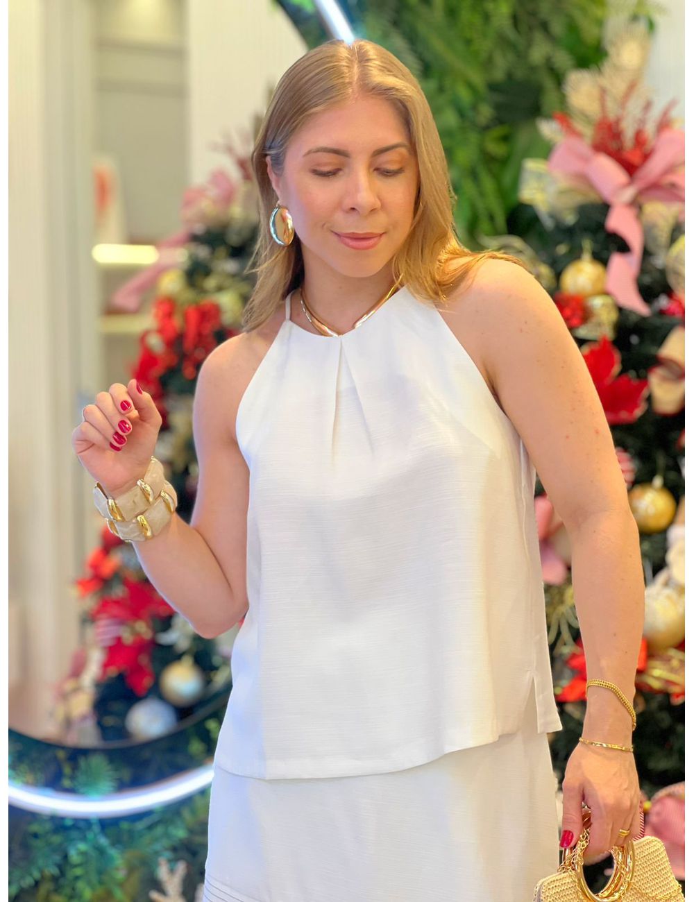 Blusa Natali Branca - Ana G Store