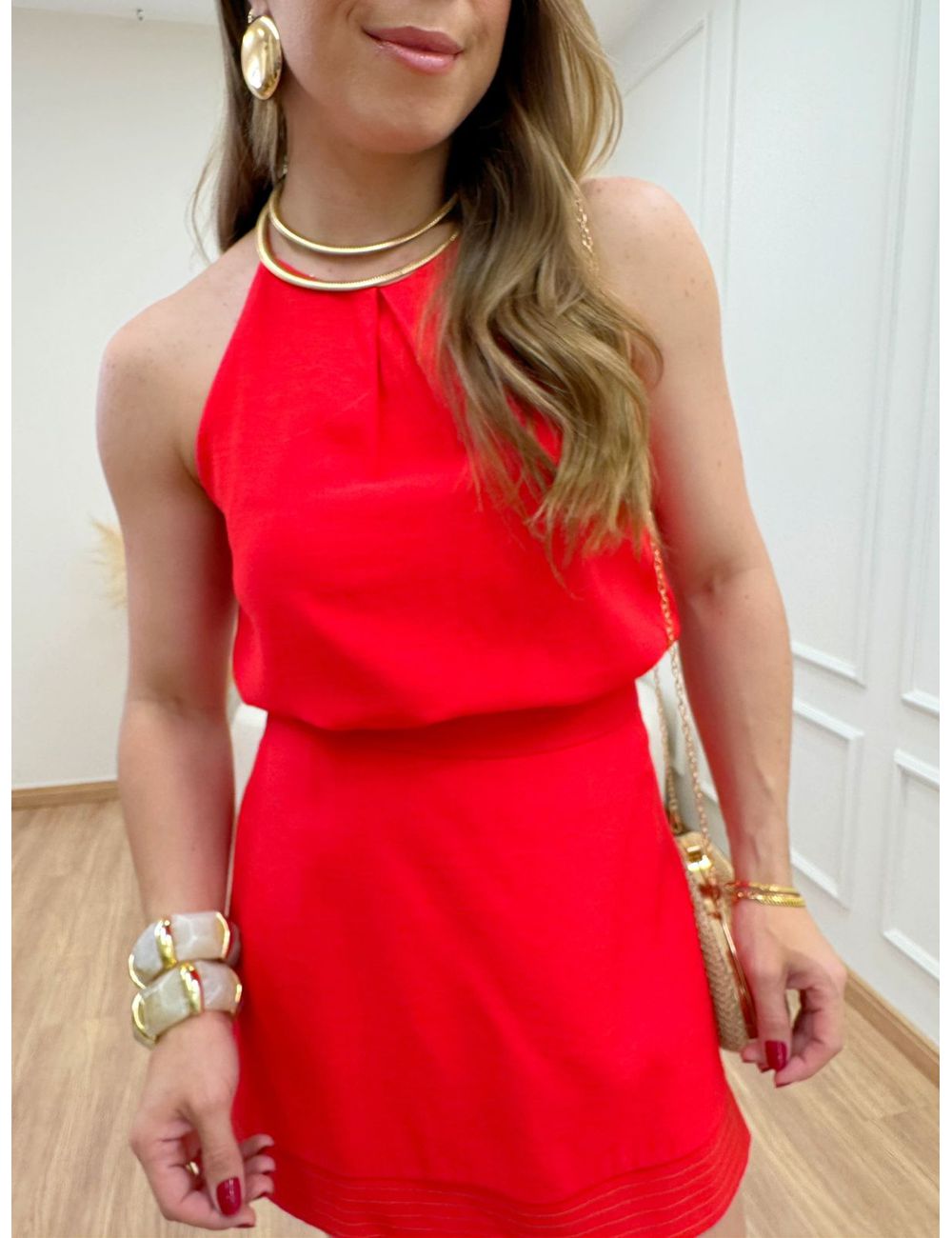 Blusa Natali Vermelha - Ana G Store