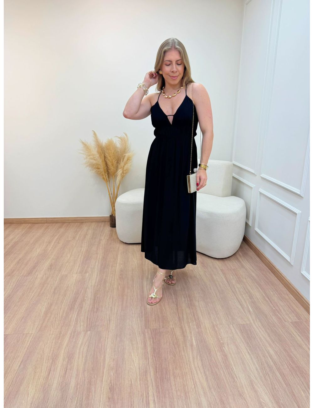 Vestido Verena Preto - Ana G Store