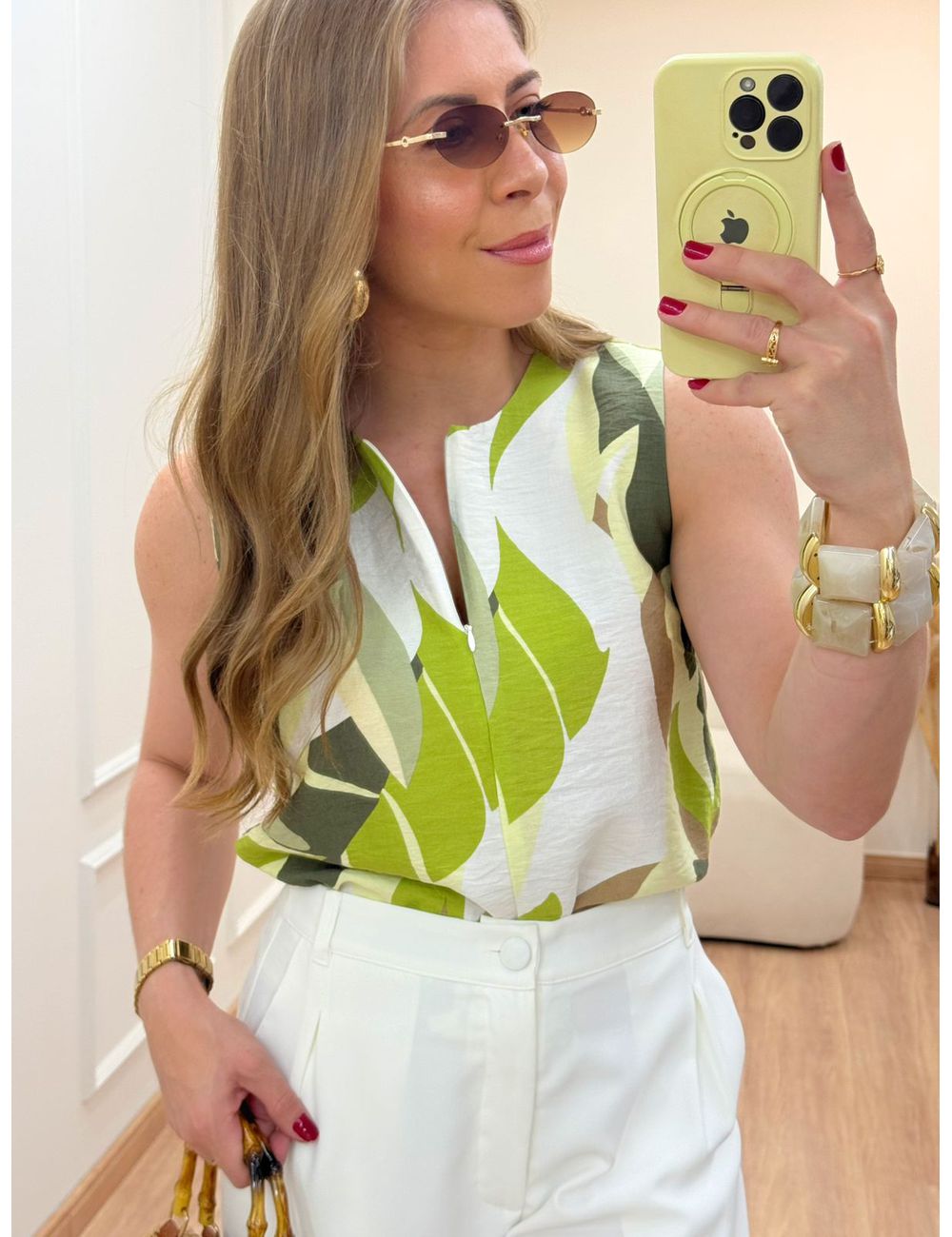 Blusa Simoni Verde - Ana G Store