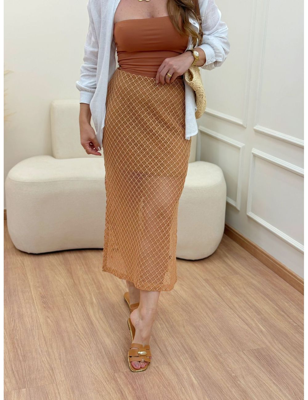 Saia Livia Camel - Ana G Store