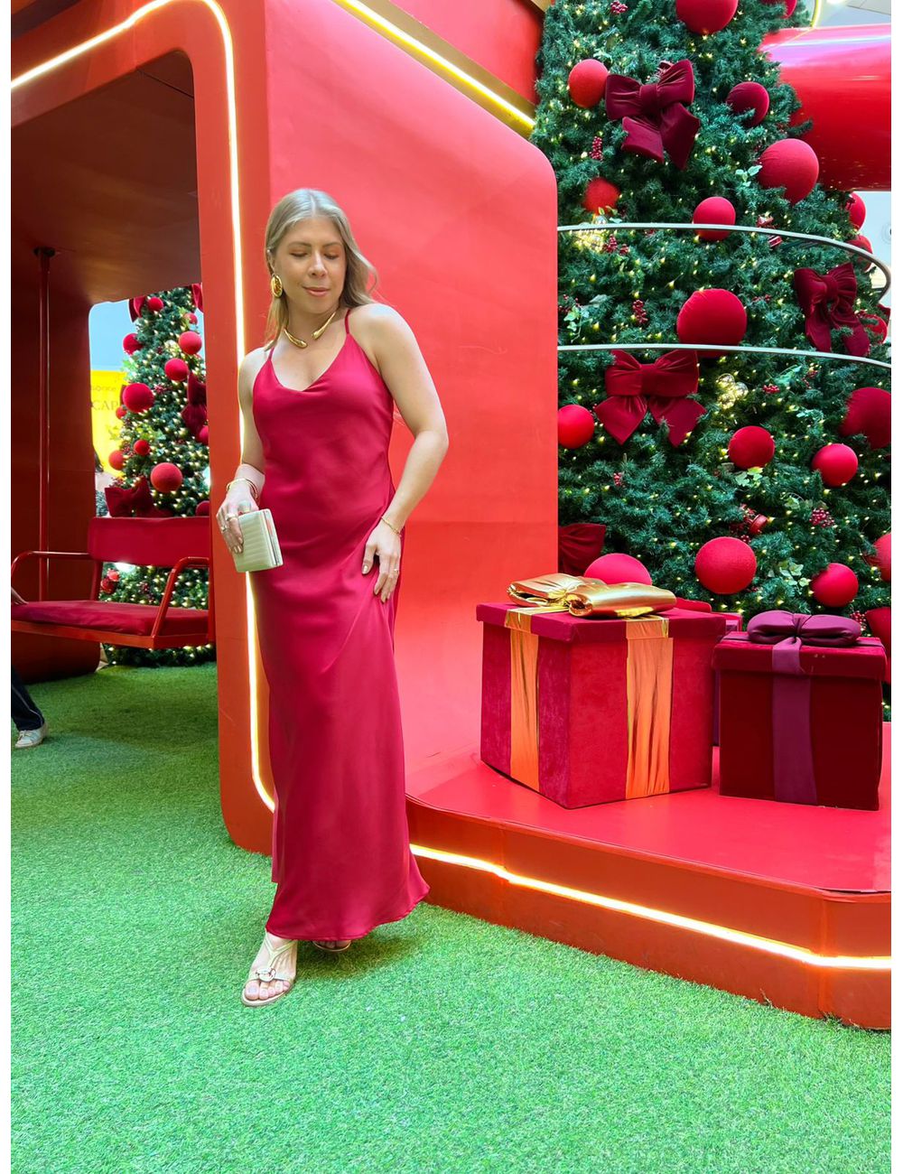 Vestido Angeli Vermelho - Ana G Store