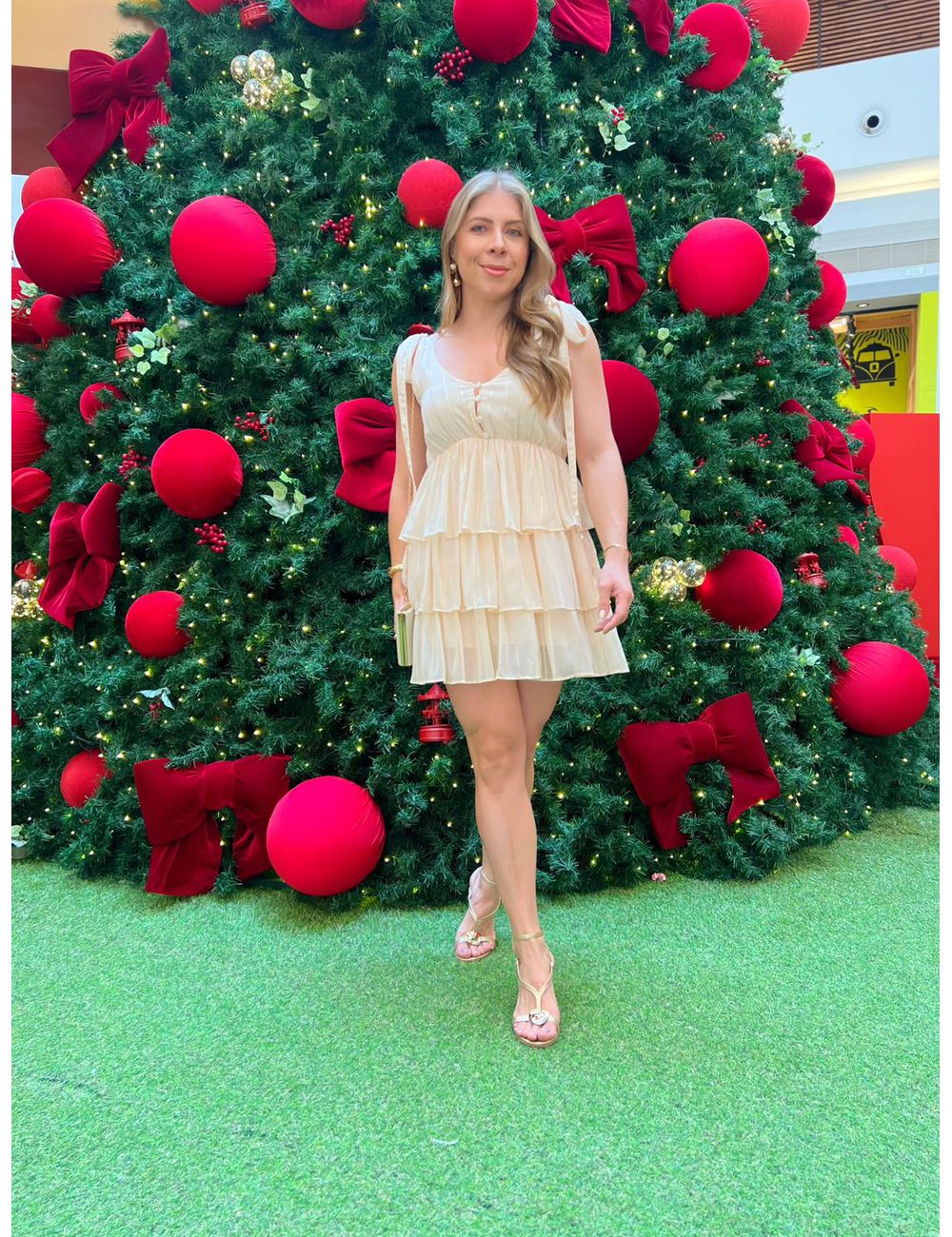 Vestido Cristal Bege - Ana G Store