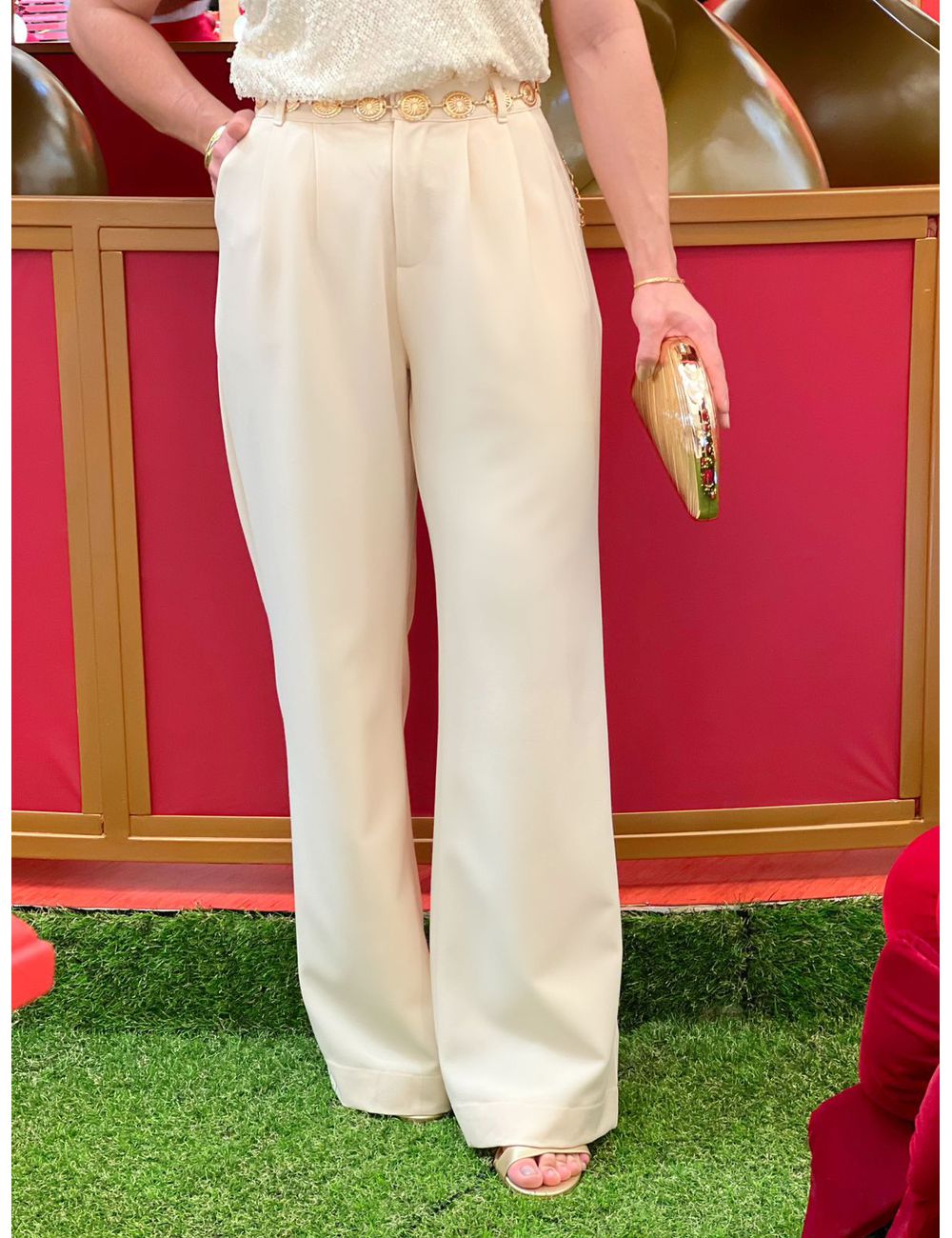 Calça Elara Bege - Ana G Store