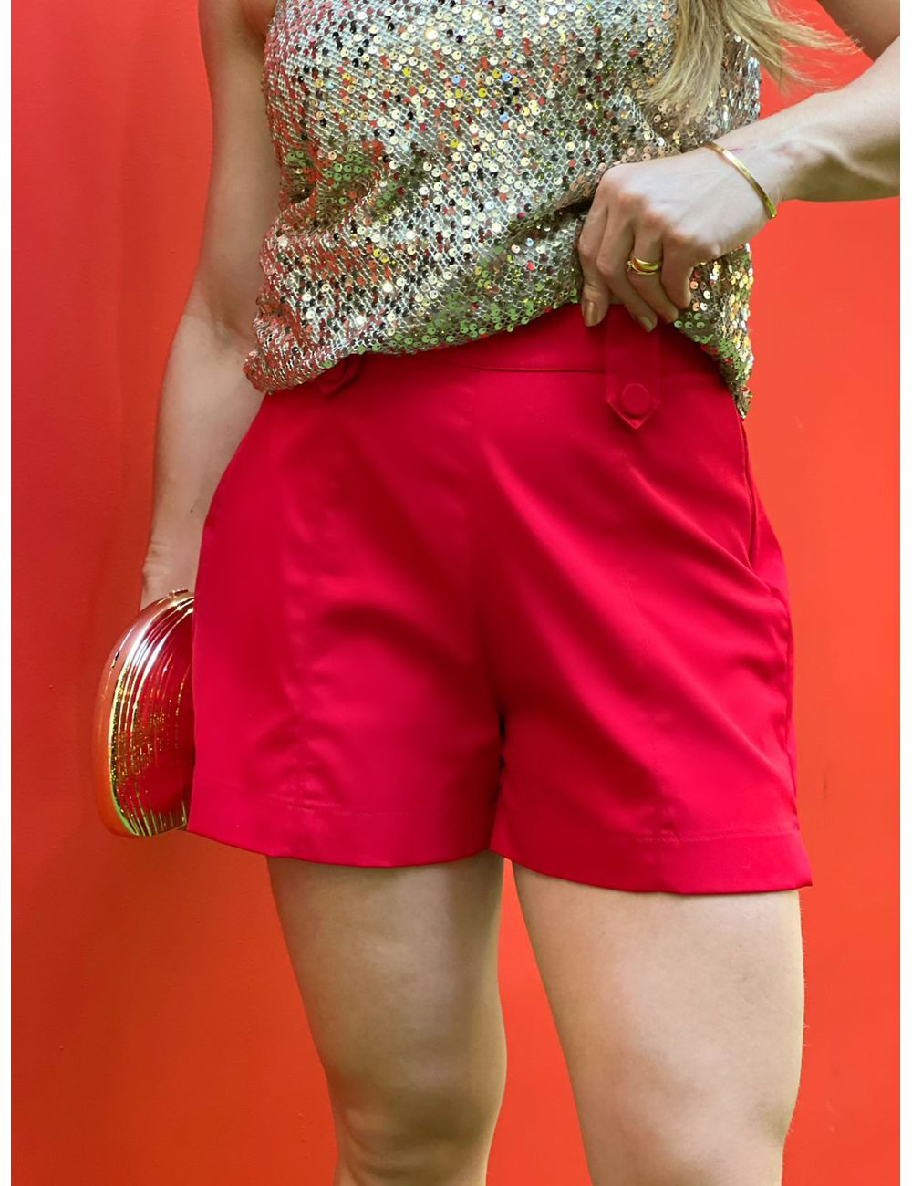 Shorts Débora Vermelho - Ana G Store