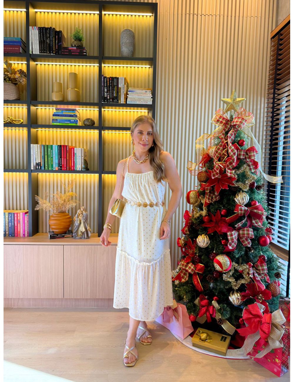 Vestido Mila Off White - Ana G Store