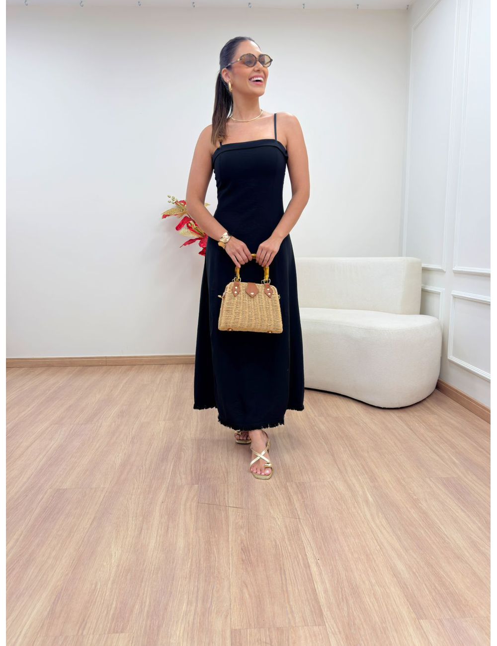 Vestido Leila Preto - Ana G Store