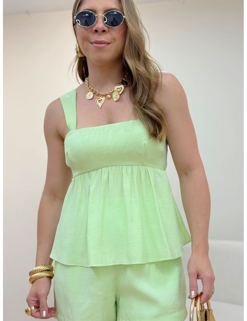 Blusa Anita Verde - Ana G Store