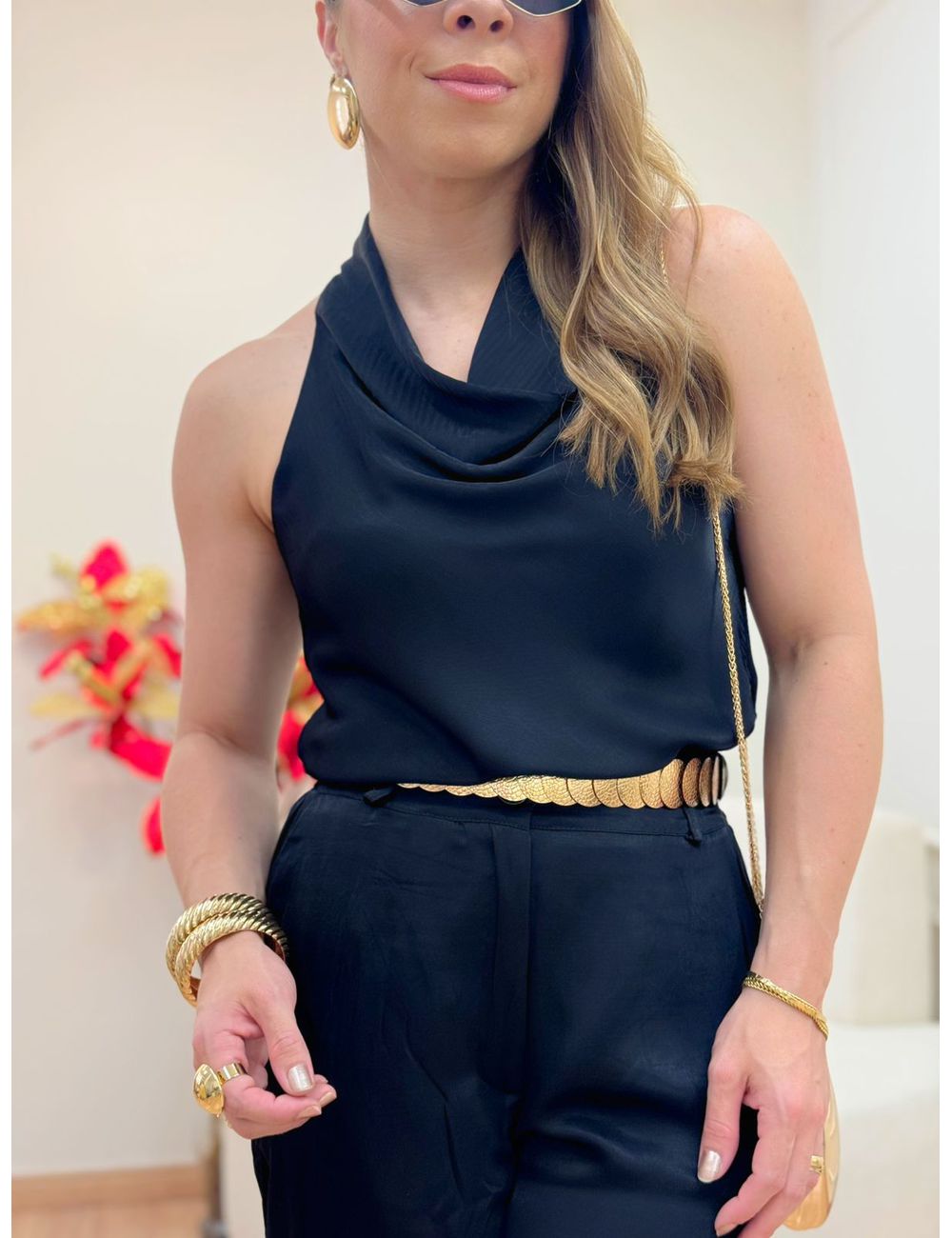 Blusa Dara Preta - Ana G Store