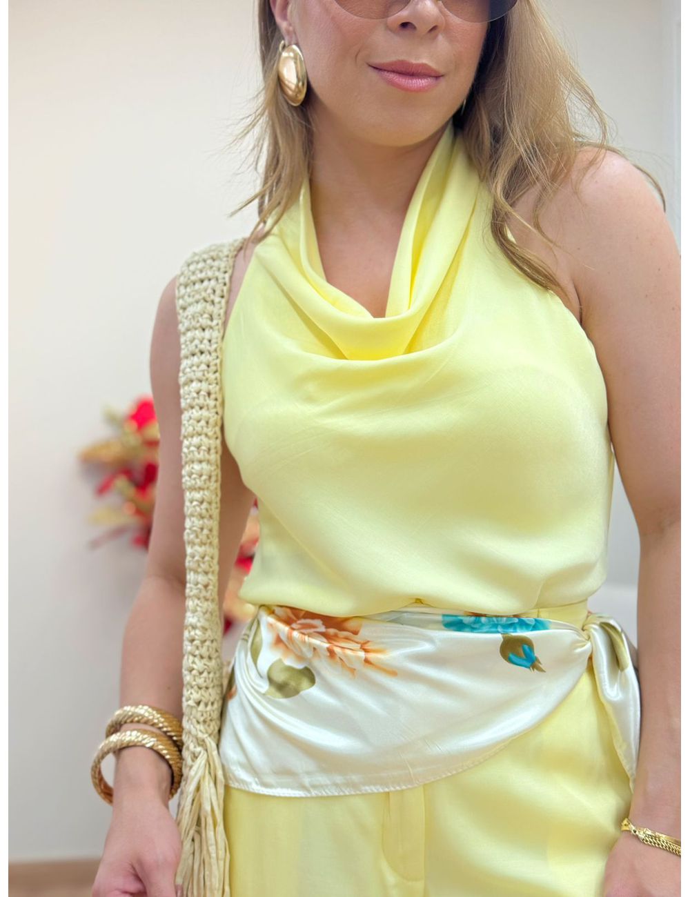 Blusa Dara Amarela - Ana G Store