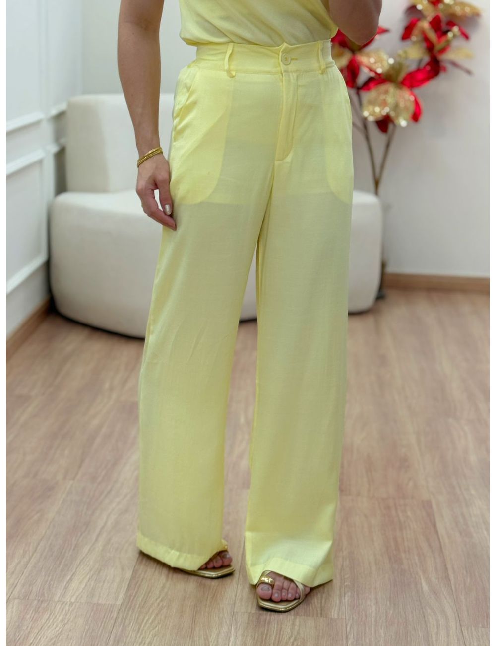 Calça Dara Amarela - Ana G Store