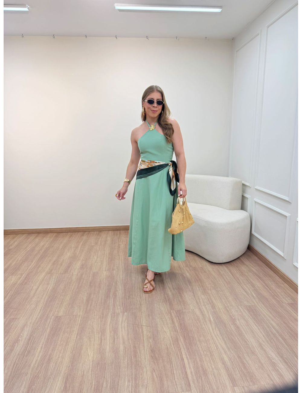 Vestido Dominique Verde - Ana G Store