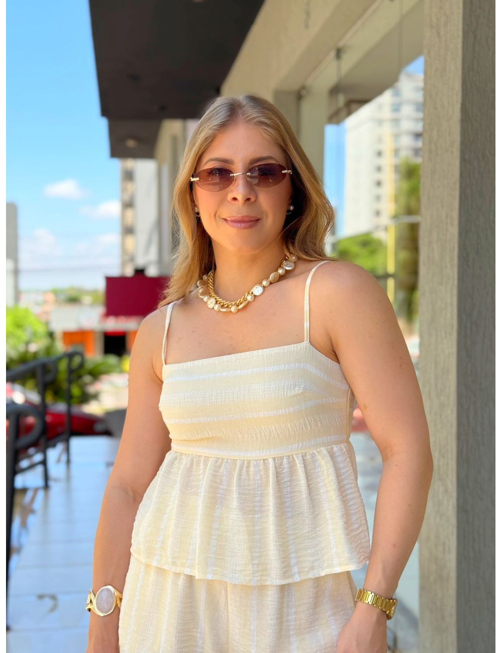 Blusa Soraia Amarela - Ana G Store