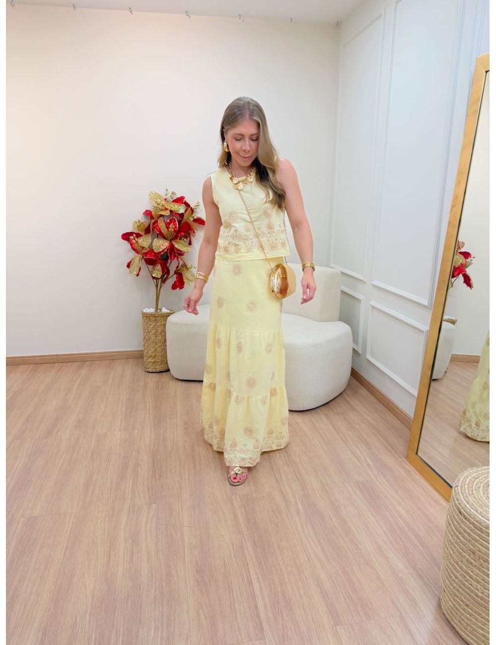 Conjunto Ilhabela Amarelo - Ana G Store