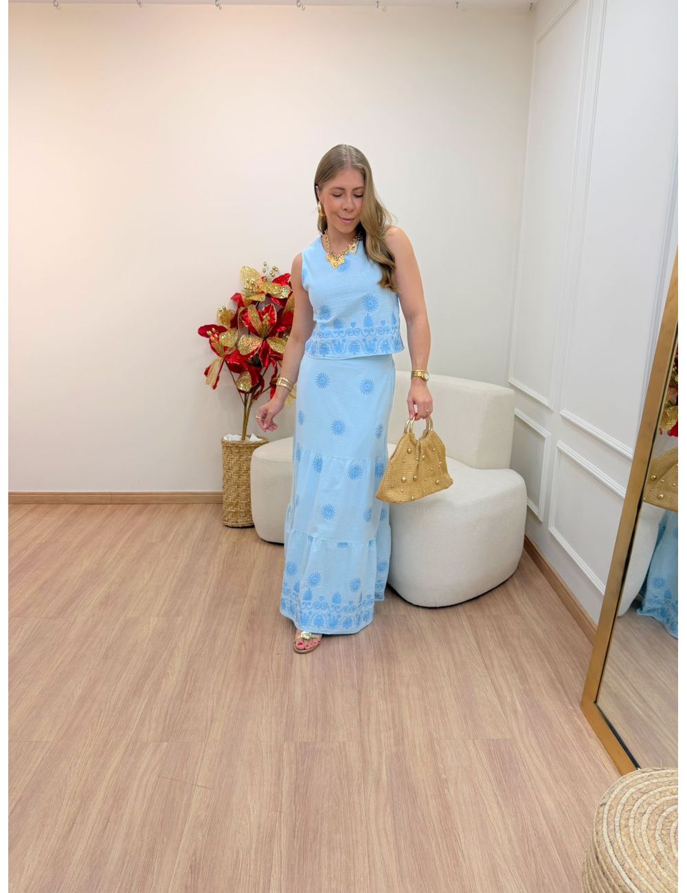 Conjunto Ilhabela Azul - Ana G Store