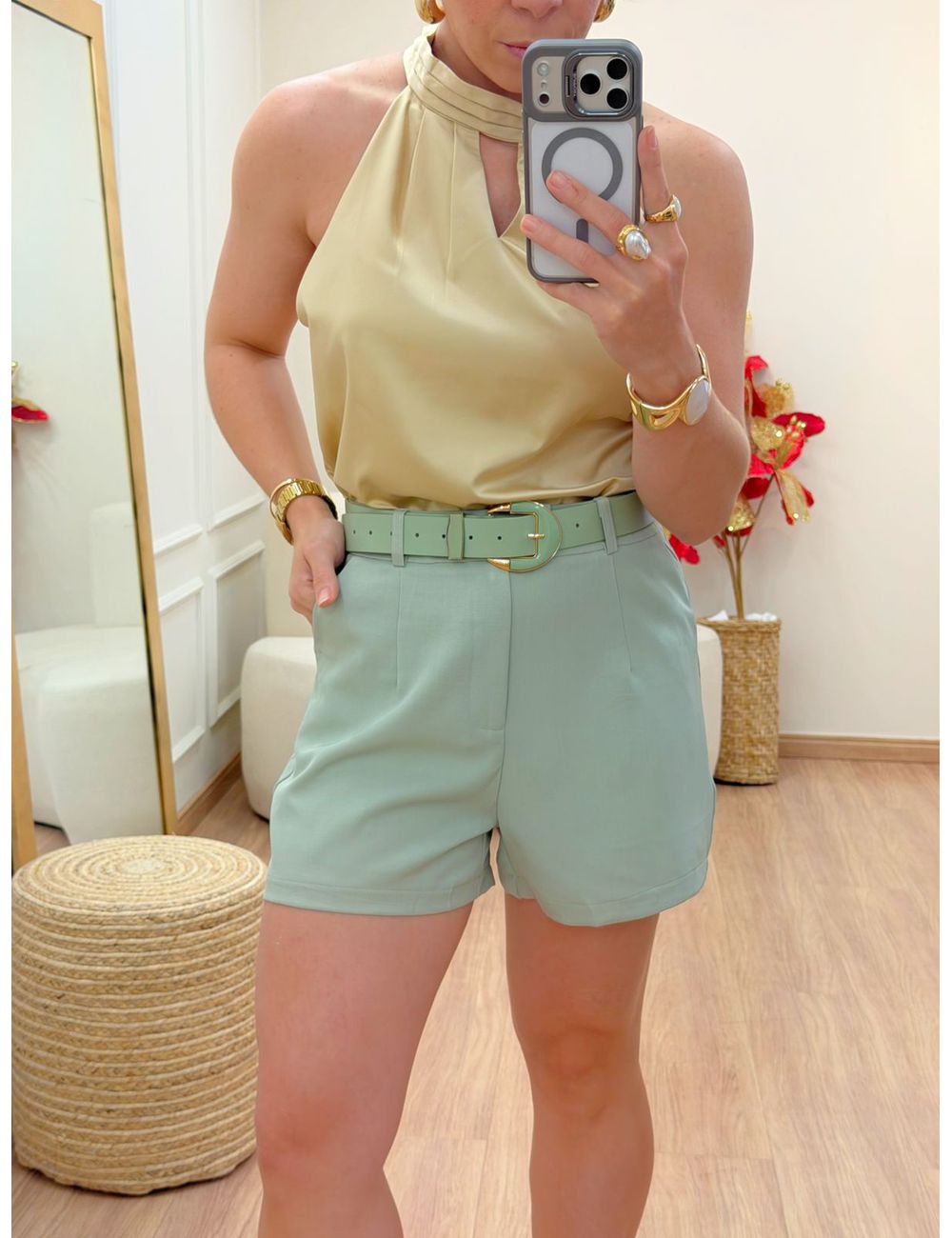 Shorts Lara Verde - Ana G Store