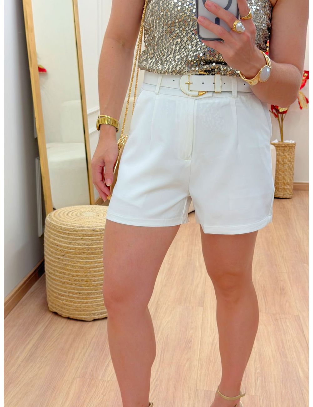 Shorts Lara Branco - Ana G Store