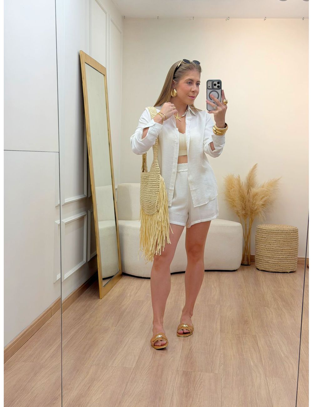 Conjunto Manuela Off White - Ana G Store