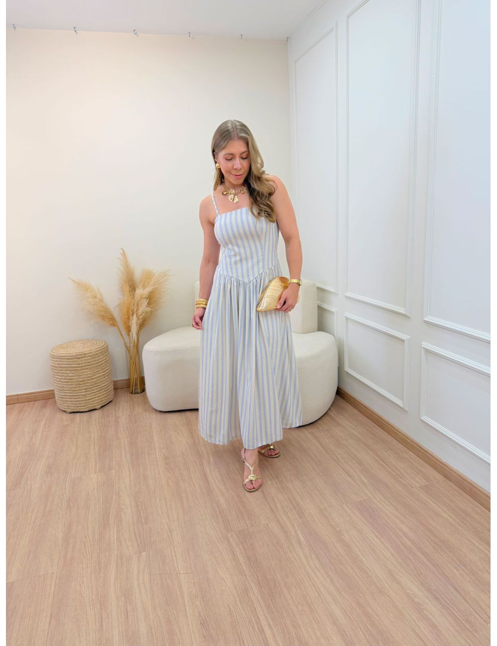 Vestido Alice Azul - Ana G Store