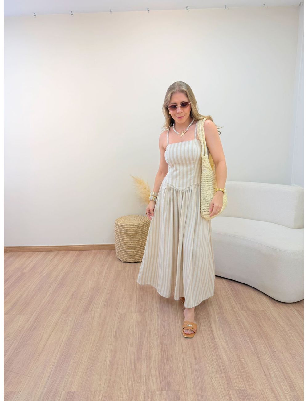 Vestido Alice Linho - Ana G Store