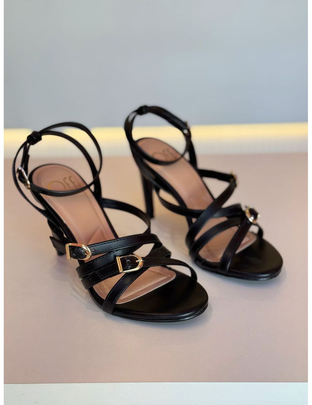 Sandália Elegance Preta - Ana G Store