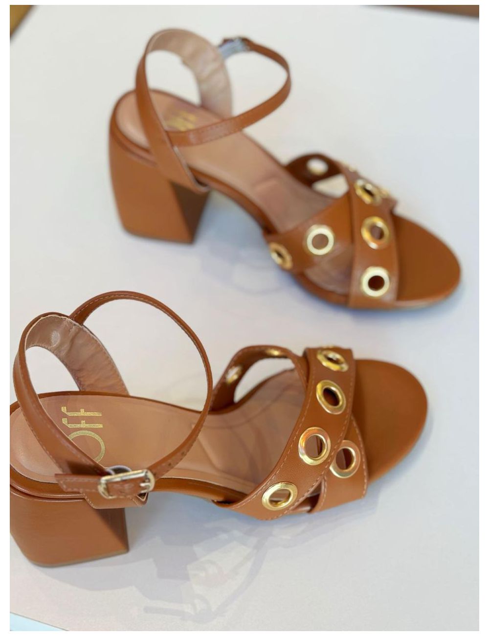 Sandália Chic Marrom - Ana G Store