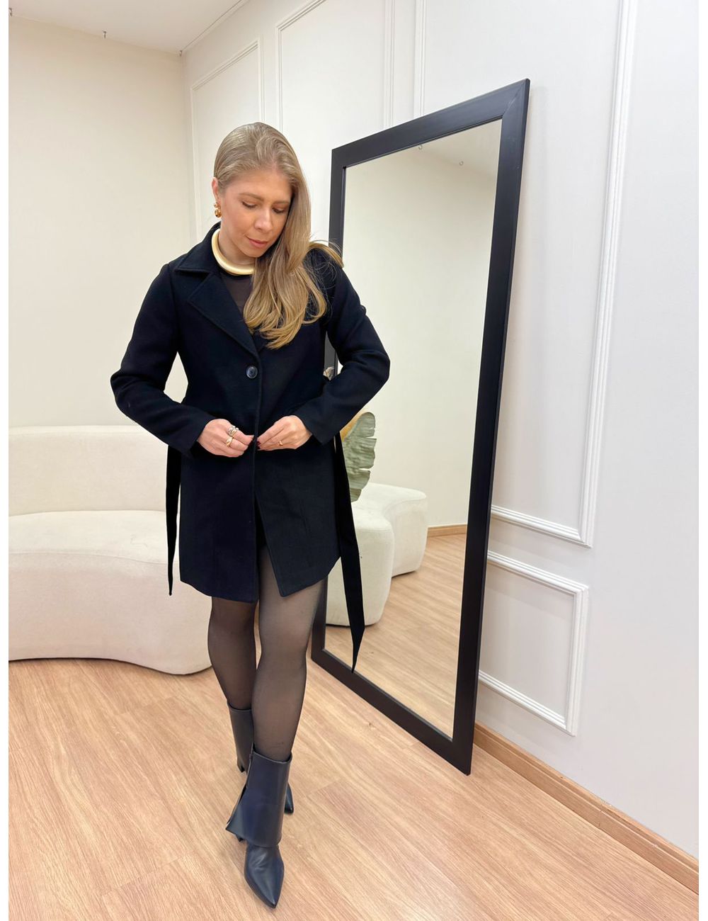 Casaco Taylor Preto - Ana G Store