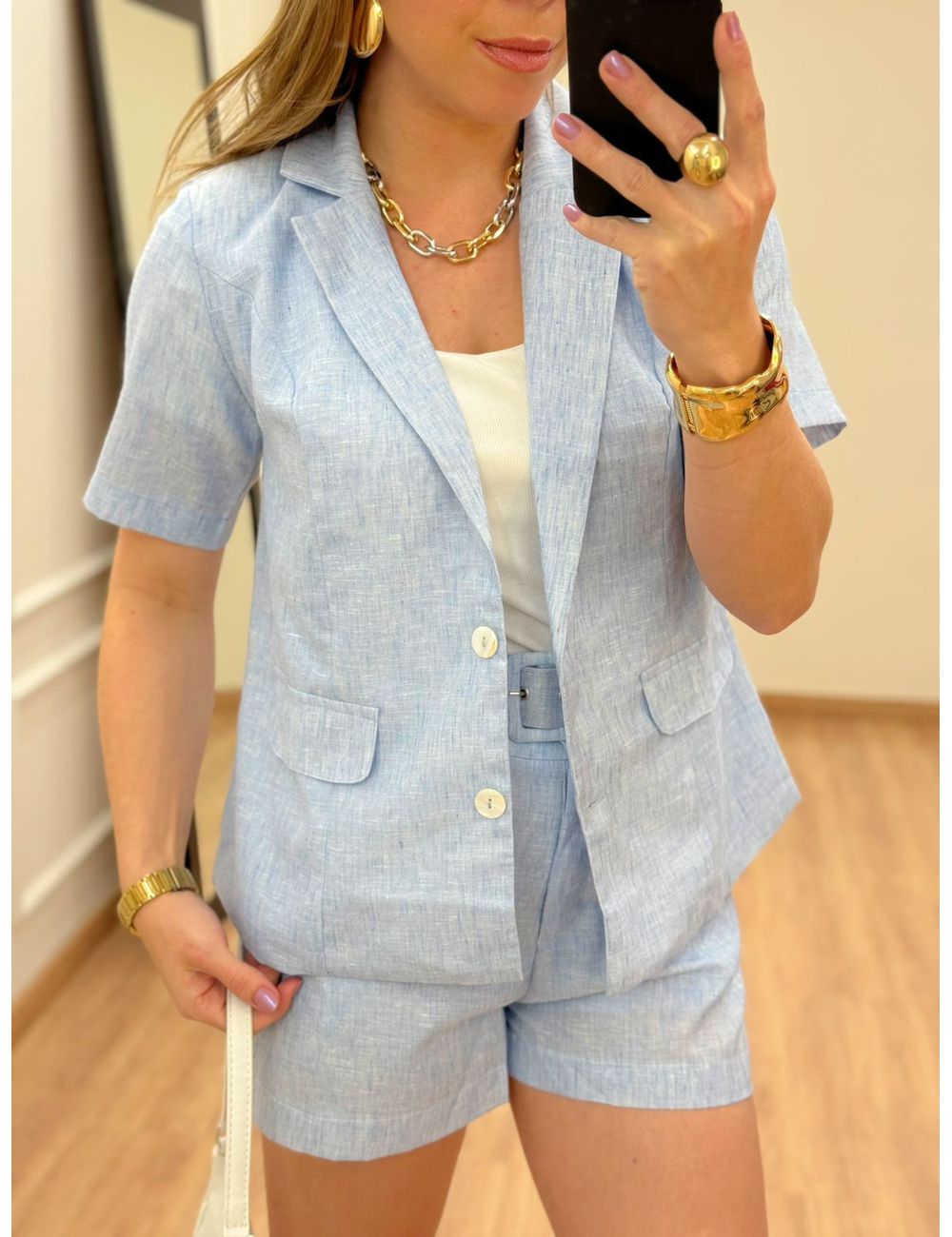 Blazer Elina Azul - Ana G Store