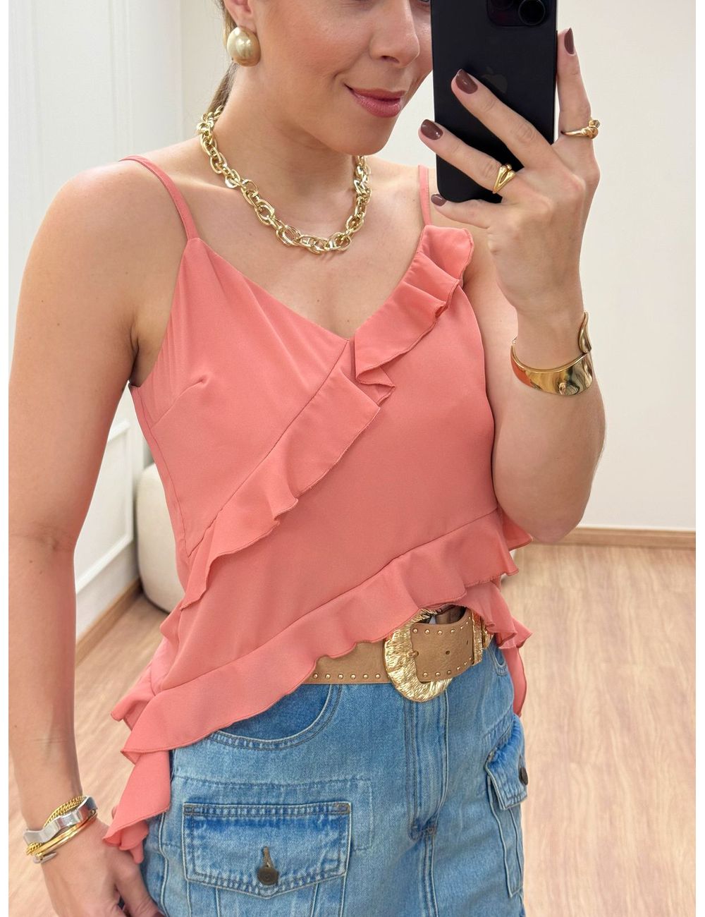 Blusa Willa Blush - Ana G Store