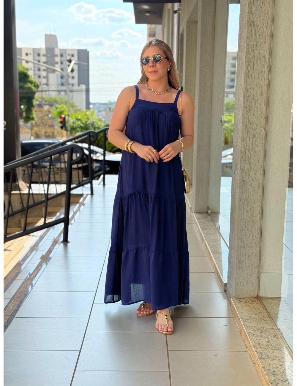 Vestido Alba Marinho - Ana G Store