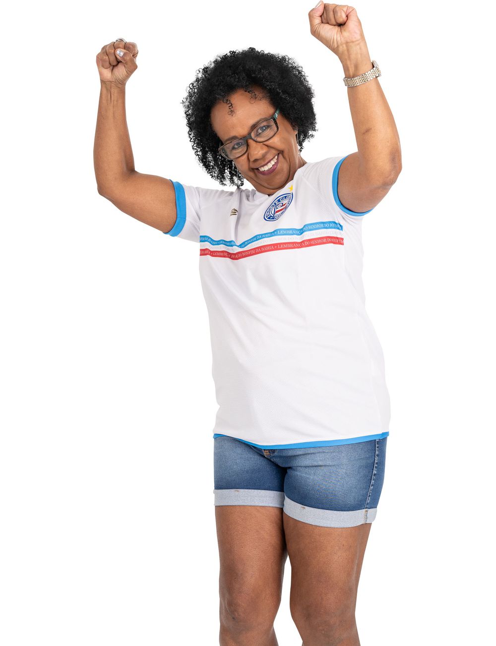 Camisa Feminina Torcedor I Bahia 2023 Branca - 107... - LOJA ESQUADRÃO | ESPORTE CLUBE BAHIA