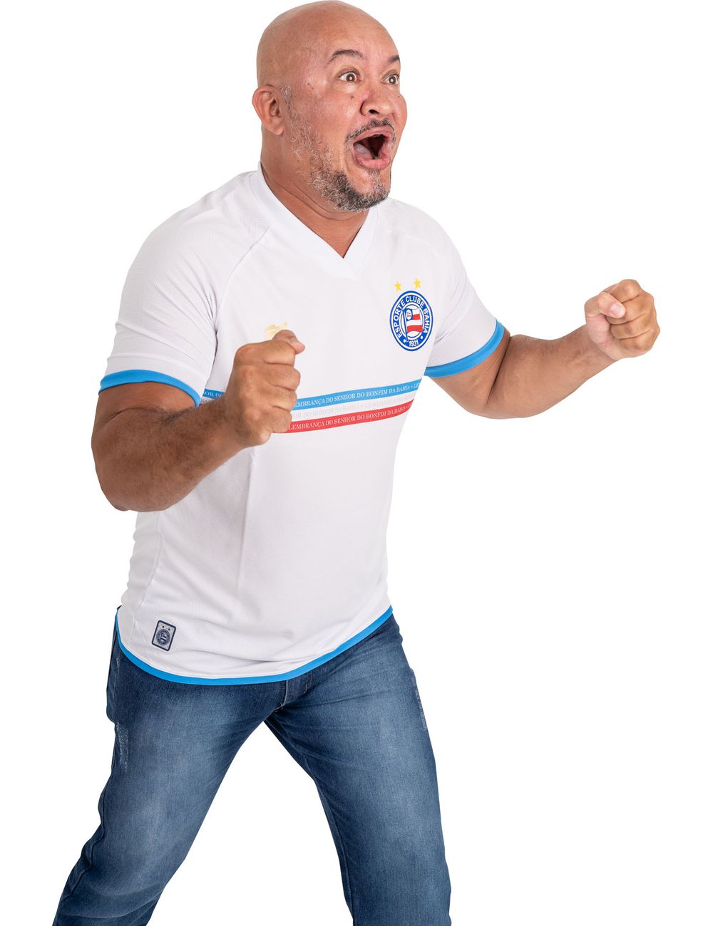 Camisa Masculina Torcedor I Bahia 2023 Branca - LOJA DO BAHIA 