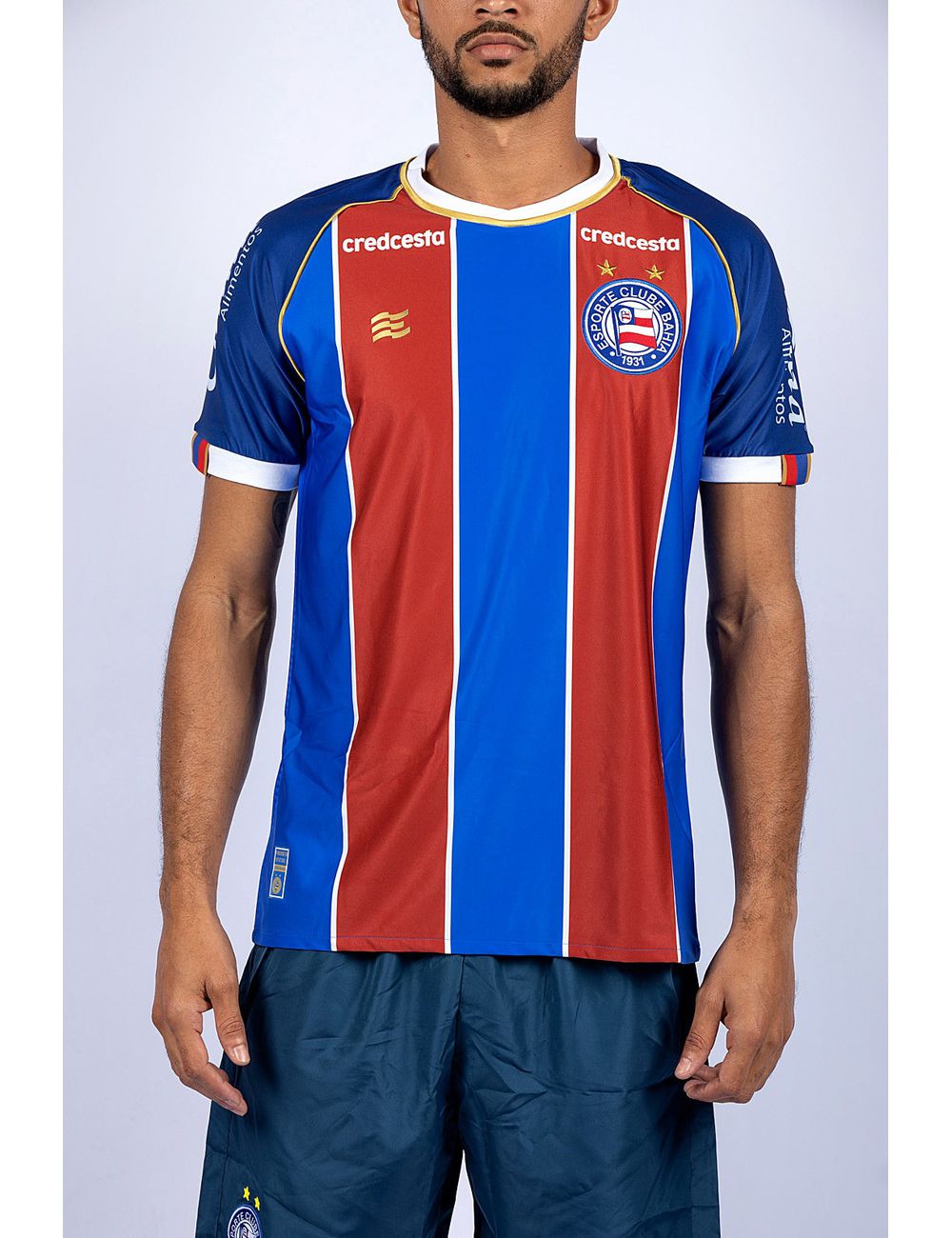 Camisa Bahia Oficial Ii Torcedor Tricolor Esquadrão