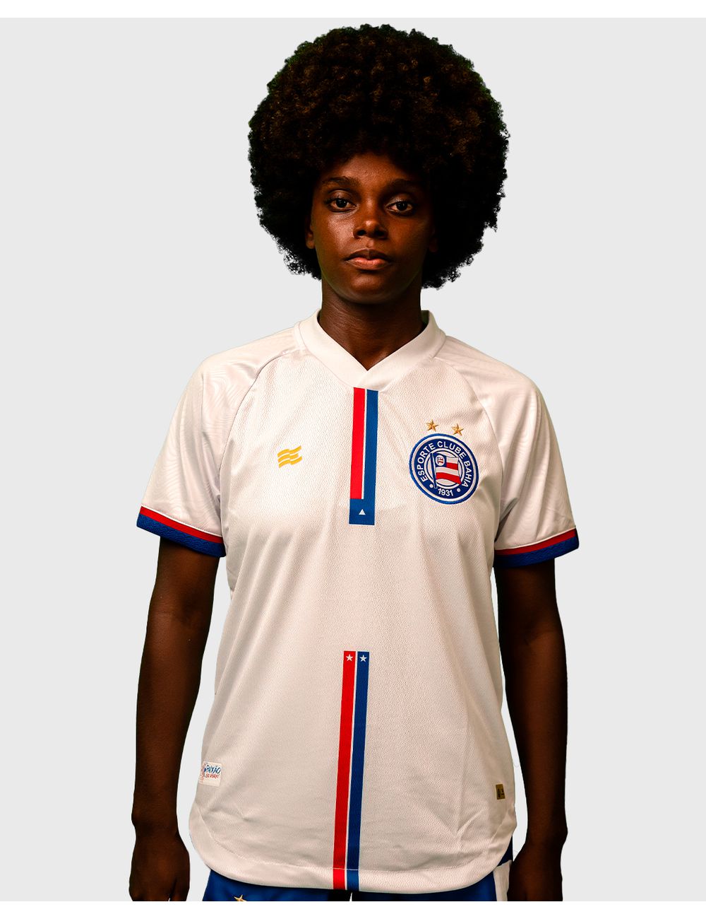 Camisa Feminina Jogo 1 2024 Sem Patrocinio Branca ... - LOJA DO BAHIA 