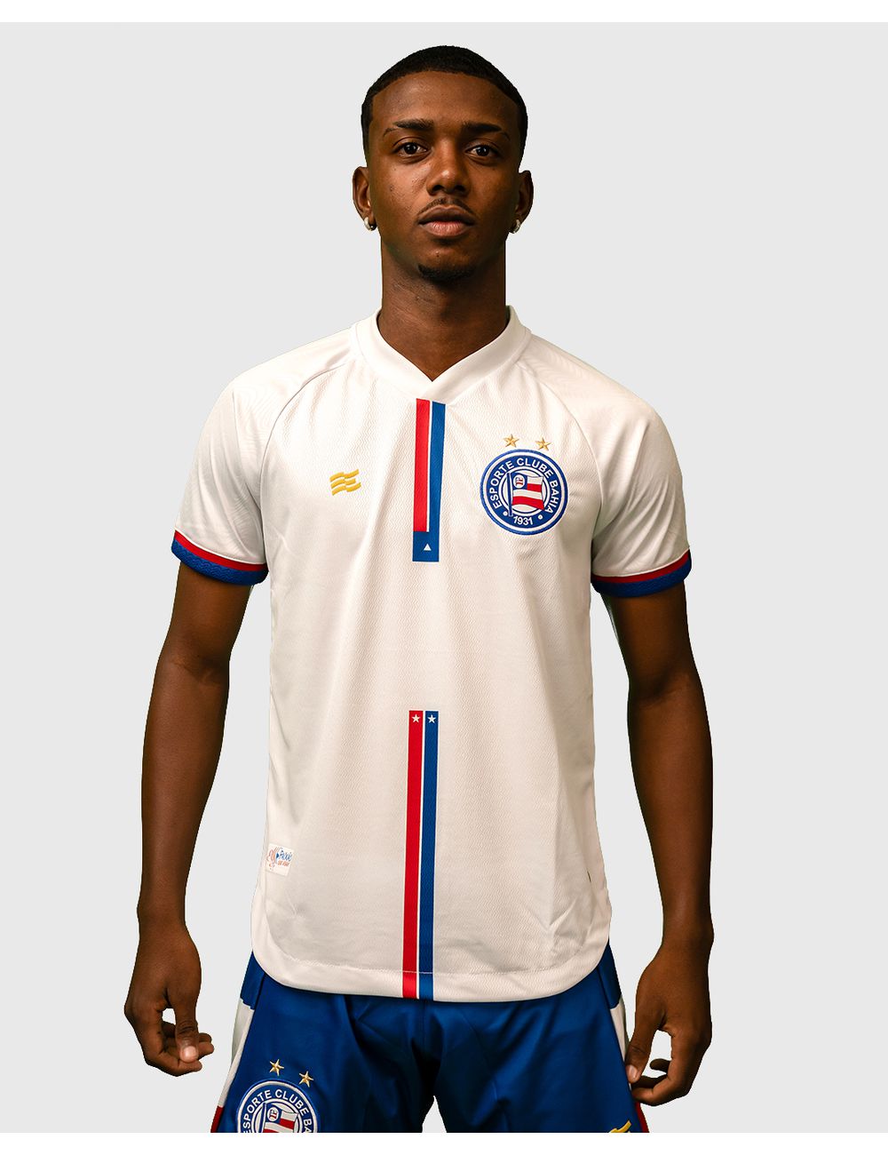 Camisa Masculina Jogo 1 2024 Sem Patrocinio Branca... - LOJA DO BAHIA 